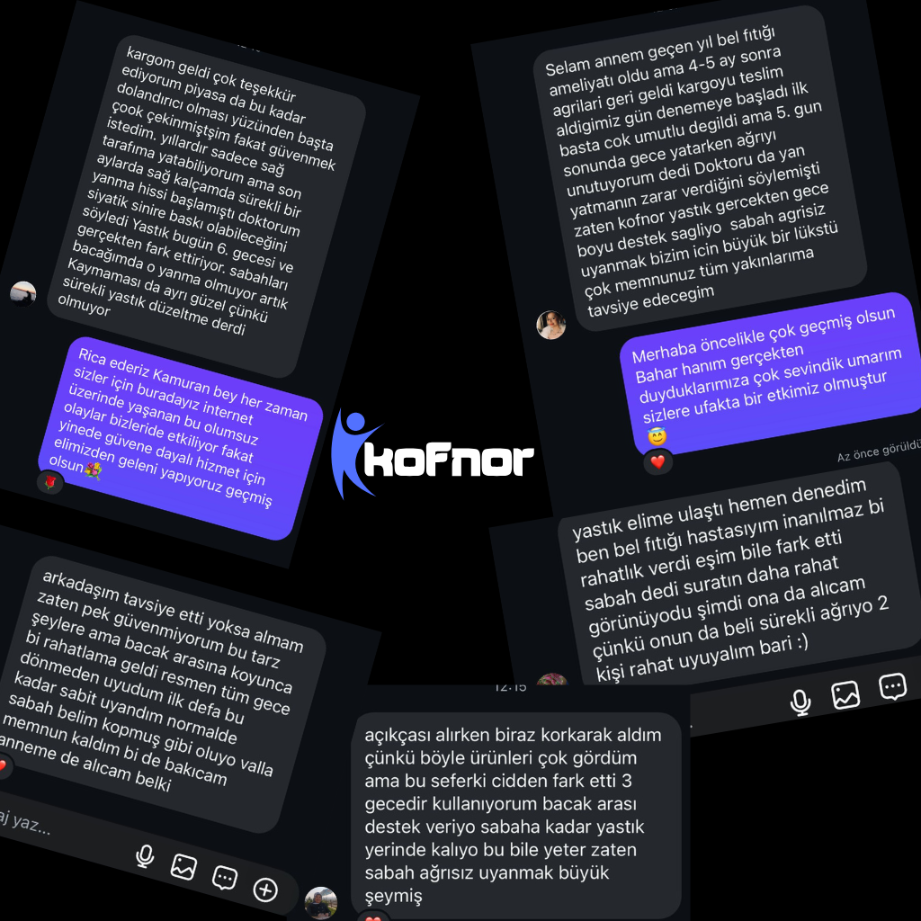 Kofnor™  - Destekleyici Hafızalı Yastık