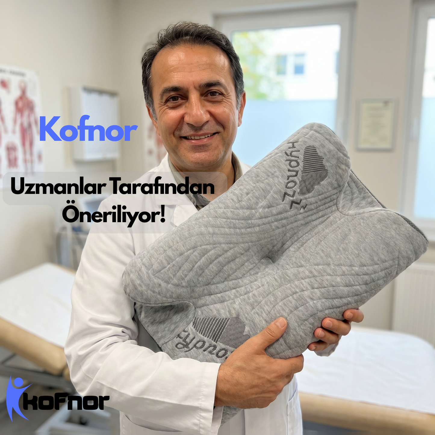 Kofnor™ - Topraklamalı Boyun Destekleyici EMF Yastık